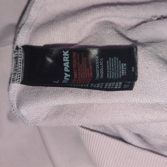Ivy Park lilac hoodie, size L - Picture 5 of 5